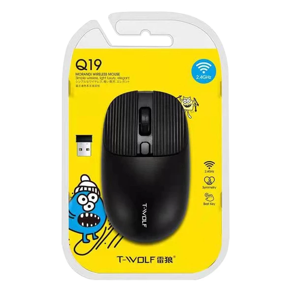 Q19 1000 DPI 2.4 GHZ KABLOSUZ MOUSE T-WOLF