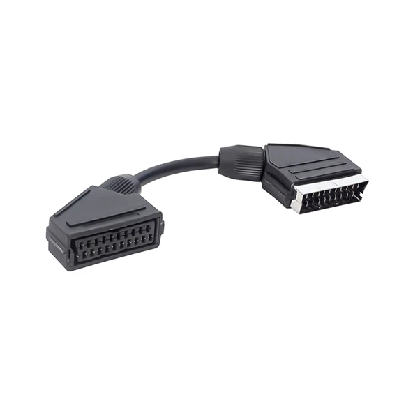 SCART ERKEK SCART DİSİ ARA KABLO 20 CM ELEKTROMER