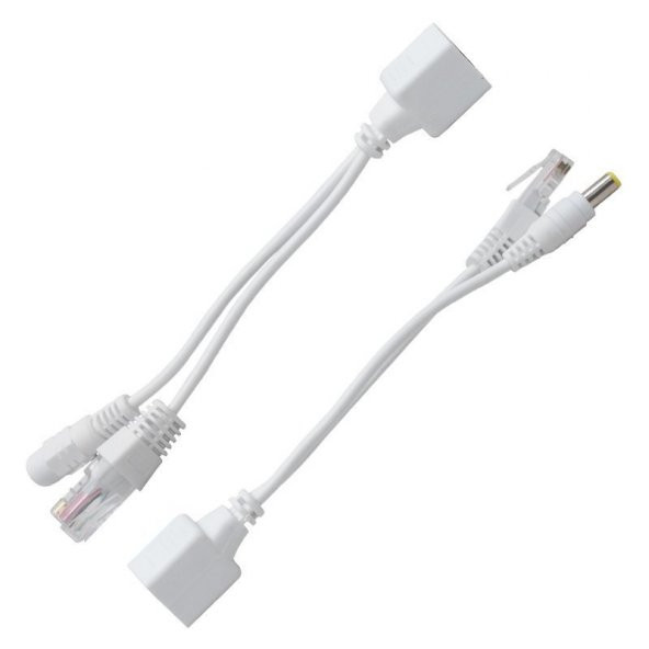 POWERMASTER PASİF POE SPLITTER DİŞİ ERKEK POWER UÇ IP KAMERA POE KABLOSU - Resim 3