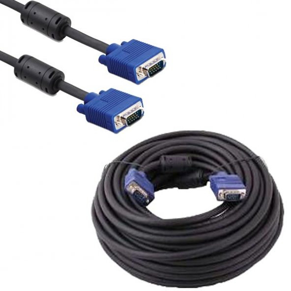 PM-11097 15 PİN ERKEK/ERKEK 40 METRE VGA KABLO POWERMASTER