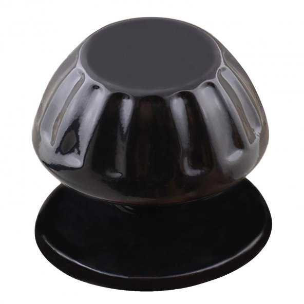 Papatya Baba Kapı Tokmağı Kapı Topuzu Kolu Metal Tokmak Siyah ürün görseli