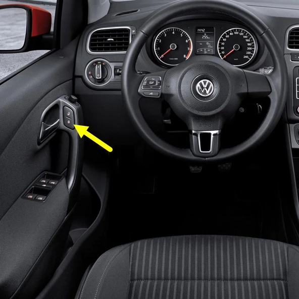 VW Polo 2010-2014 Merkezi Kapı Kilitleme Düğmesi Butonu 6R1962125A