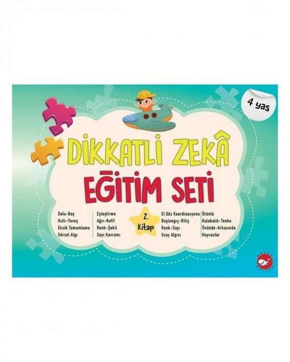 4 Yaş Dikkatli Zeka Eğitim Seti 2. Kitap