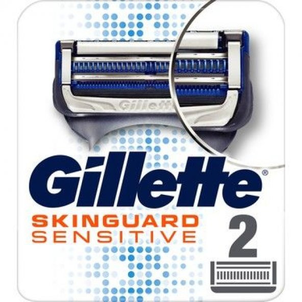 Gillette Skinguard Sensitive Flexball Tıraş Bıçağı Yedek Başlıklı 2'li