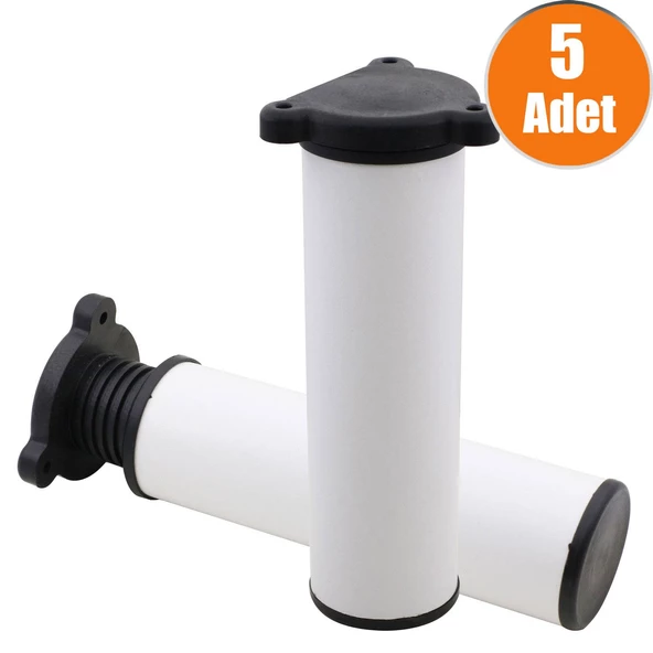Ayarlanabilir Mobilya Kanepe Baza Koltuk Metal Destek Yükseltici Destek Ayağı Beyaz Ayak 15cm 5 Adet