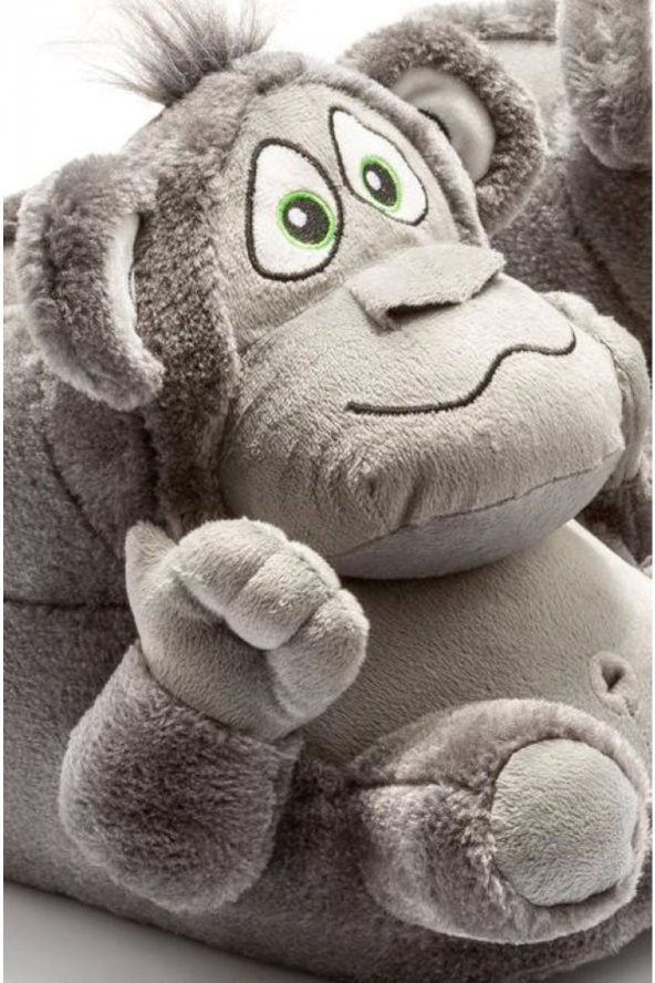Unisex Hayvanlı Panduf - Maymunlu Ev Içi Yeni Sezon Panduf Funny Monkey