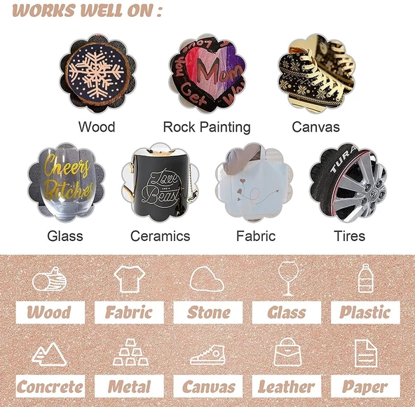 Valkyrie Leto Akrilik 12 Adet Marker Kalem Seti - 7