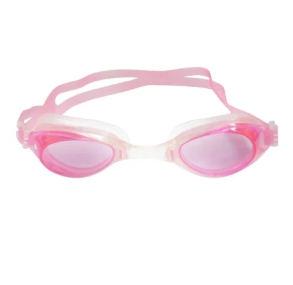 Çocuk Yüzücü Gözlüğü PVC Çantalı 8-12 yaş Pembe 8-12 Yaş - 2