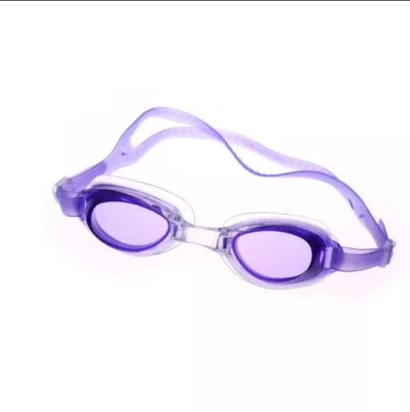 Çocuk Yüzücü Gözlüğü PVC Çantalı 8-12 yaş Lila 8-12 Yaş - 2