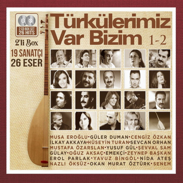 TÜRKÜLERİMİZ VAR BİZİM 1 & 2 - ÇEŞİTLİ SANATÇILAR(2 Lİ BOX) (2 CD) - 1