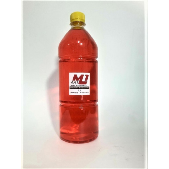 M1 ART Hediyelik Süsleme Solüsyonu Limon Esanslı 1 lt (Alkolsüz Kolanya) - 3