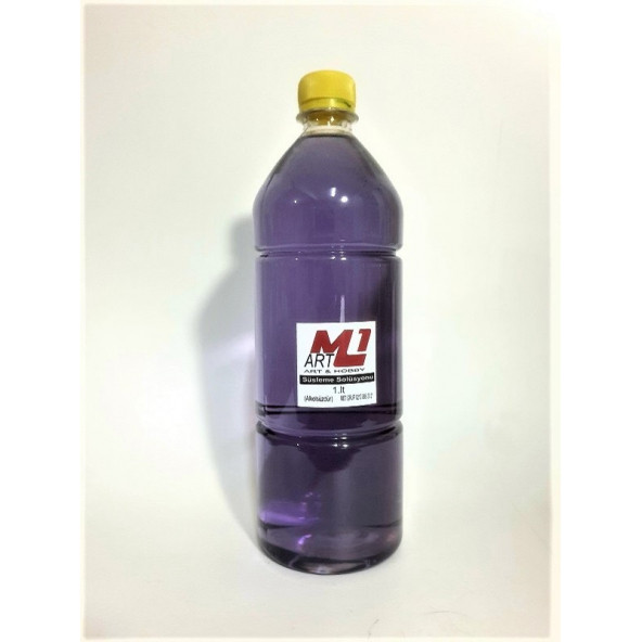 M1 ART Hediyelik Süsleme Solüsyonu Limon Esanslı 1 lt (Alkolsüz Kolanya) - 6