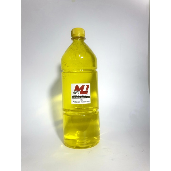 M1 ART Hediyelik Süsleme Solüsyonu Limon Esanslı 1 lt (Alkolsüz Kolanya) - 8