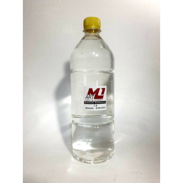 M1 ART Hediyelik Süsleme Solüsyonu Limon Esanslı 1 lt (Alkolsüz Kolanya) - 9