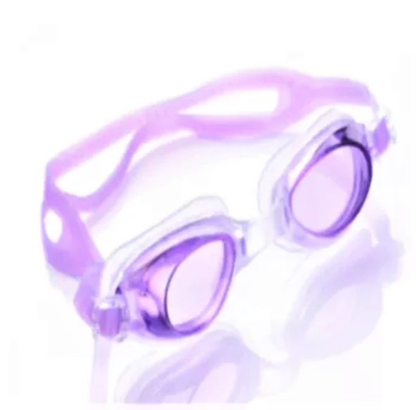Çocuk Yüzücü Gözlüğü PVC Çantalı 8-12 yaş Lila 8-12 Yaş - 3