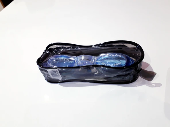 Çocuk Yüzücü Gözlüğü PVC Çantalı 8-12 yaş Lila 8-12 Yaş - 9