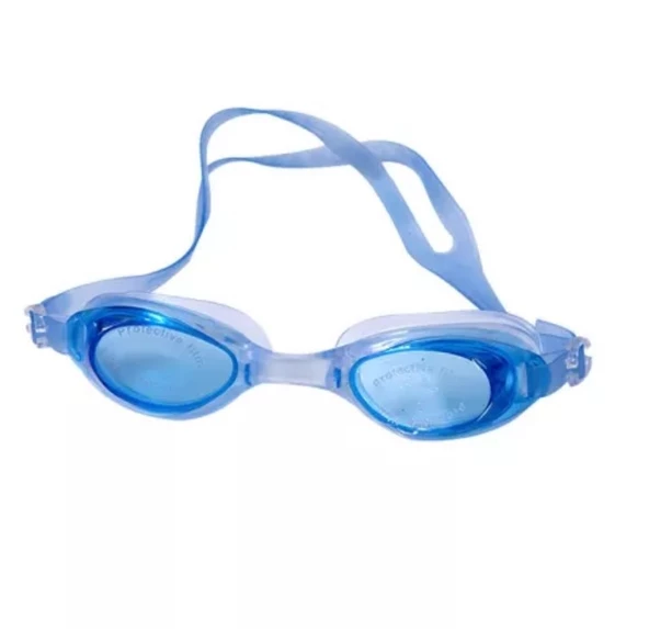 Çocuk Yüzücü Gözlüğü PVC Çantalı 8-12 yaş Mavi 8-12 Yaş
