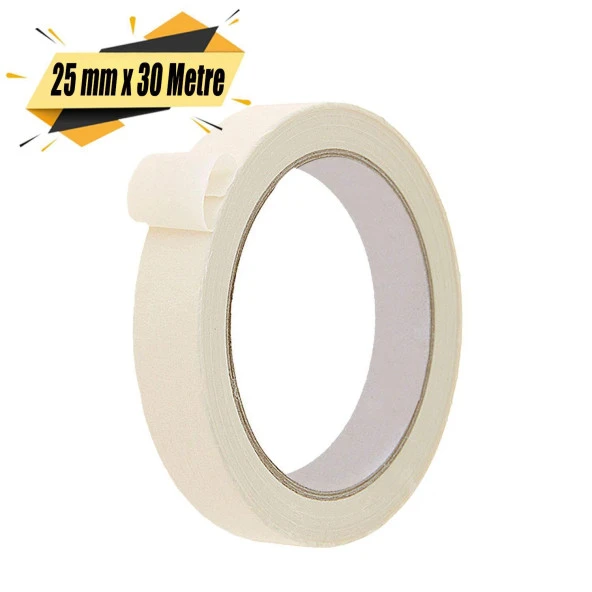 Fawori Kağıt Bant Boya Maskeleme Bandı 25 mm x 30 metre