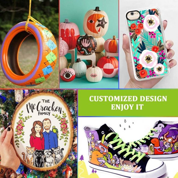 Valkyrie Leto 18 Adet Akrilik Marker Kalem Seti - 4