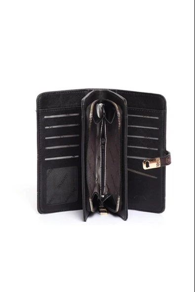 Armine C 02 Kadın Baskılı Cüzdan & El Çantası - Resim 8