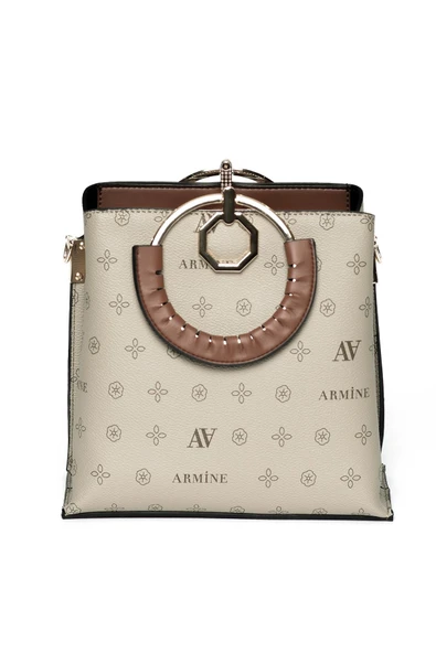 Armine 260 Kadın Baskılı El & Omuz Çantası - Resim 9