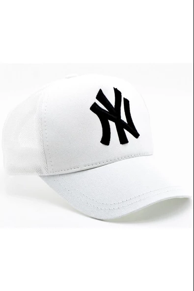 Fileli New York Yankees Nakışlı Şapka Kırmızıı Siyah Ny Şapka  Beyaz Standart - 2