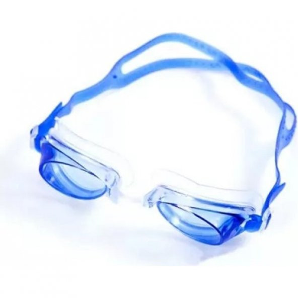 Mavi Yetişkin Yüzücü Gözlüğü Havuz Gözlüğü - 2