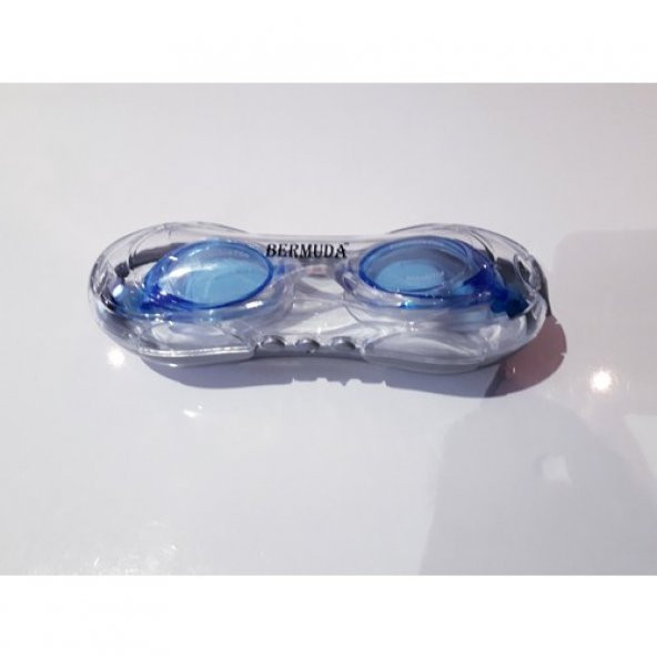 Mavi Yetişkin Yüzücü Gözlüğü Havuz Gözlüğü - 3