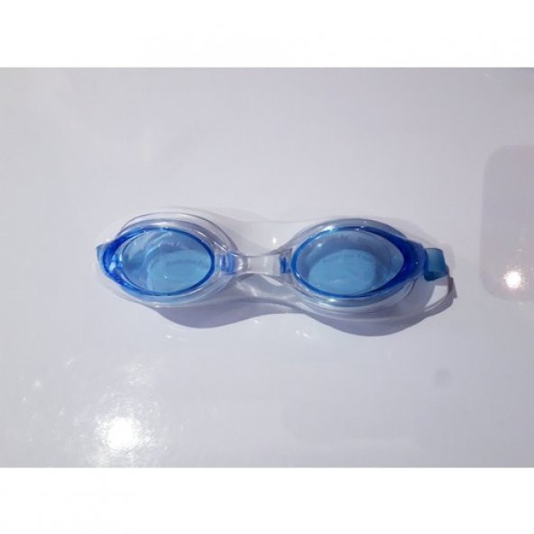 Mavi Yetişkin Yüzücü Gözlüğü Havuz Gözlüğü - 4