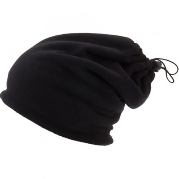 Unisex Siyah Polar Boyunluk - Resim 2