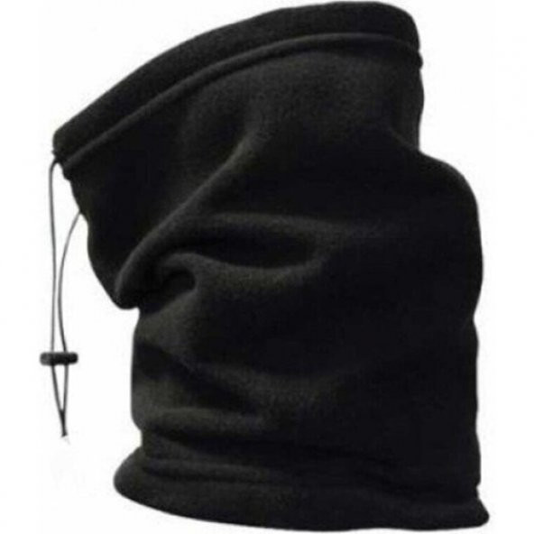 Unisex Siyah Polar Boyunluk Kıslık