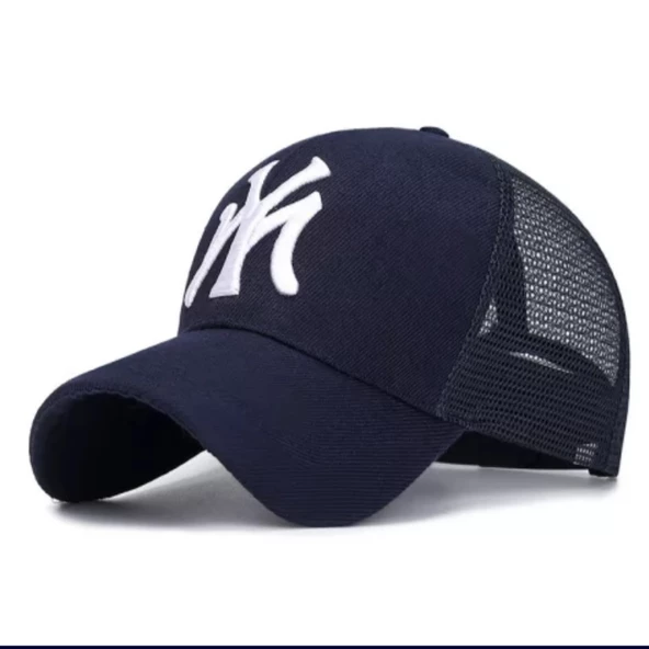 Fileli New York Yankees Nakışlı Şapka Kırmızıı Siyah Ny Şapka  Lacivert Standart
