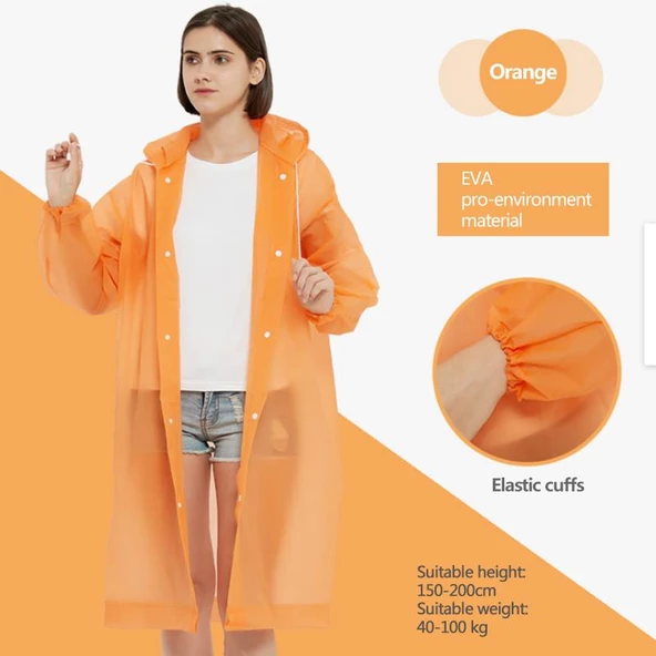 Marlux Unisex Yağmurluk MRC-801 Turunc - 2
