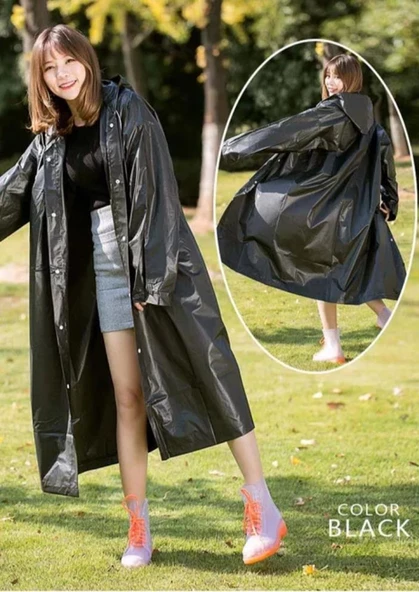 Marlux Unisex Yağmurluk MRC-801  SİYAH - 5