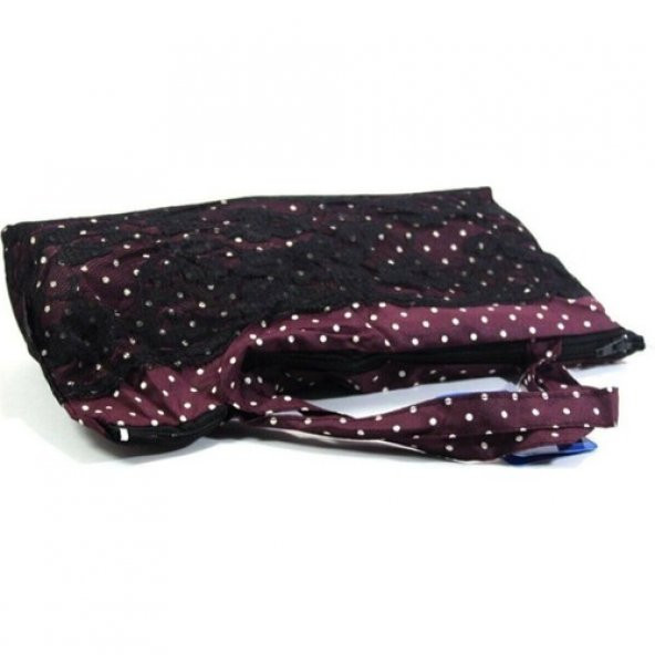 Çantalı Lüx Kadın Şemsiyesi Rüzgara Dayanıklı - Resim 2