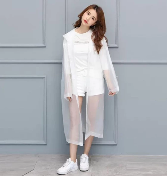 Marlux Unisex Yağmurluk MRC-801  Beyaz - 3