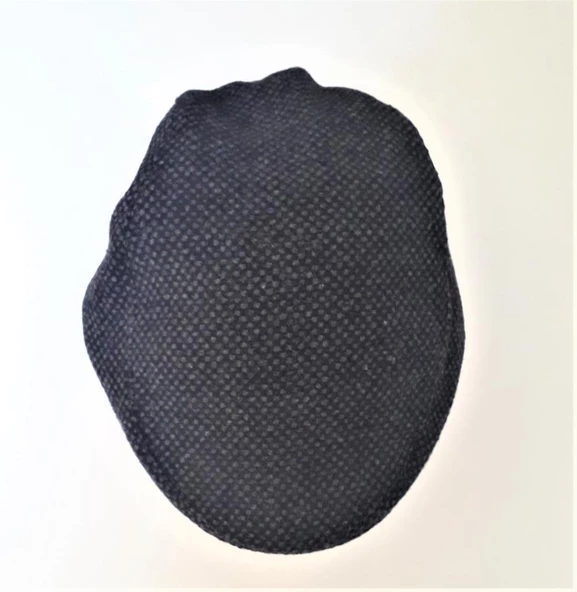 Italyan Kalıp Erkek Şapka Yün London  Kasket Arkası Lastikli  Lacivert- Gri - Resim 6