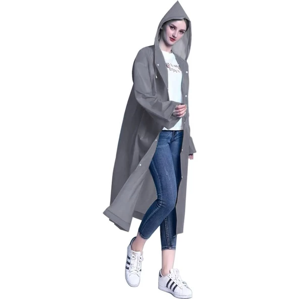 Marlux Unisex Yağmurluk MRC-801  Gri - 3