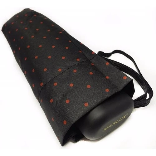Marlux Mini Cep  Bayan Şemsiye, Kırmızı Puanteli  17 cm, Ultra Mini Şemsiye - 2