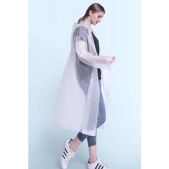 Marlux Unisex Yağmurluk MRC-801  Beyaz - 5