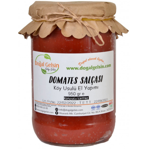 Doğal Gelsin Domates Salçası - 950 gr