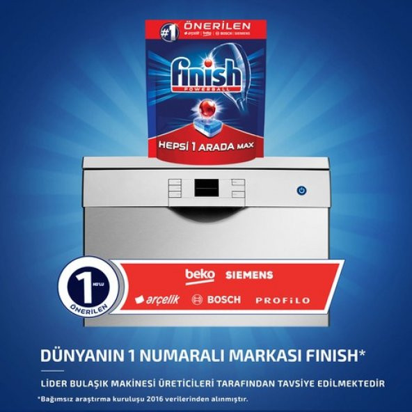 Finish Hepsi Bir Arada 200 Tablet Bulaşık Makinesi Deterjanı (100X2) - 6