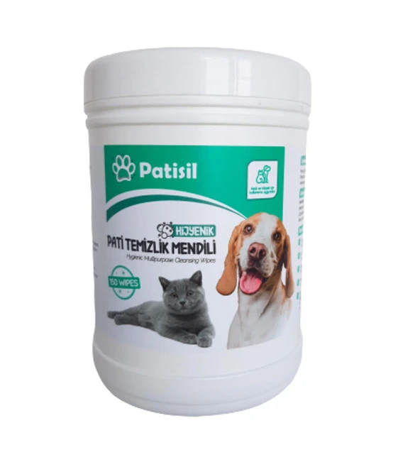 Patisil Evcil Hayvan Tüy Ve Pati Temizleme Mendili 150li Pratik Ambalaj - 2