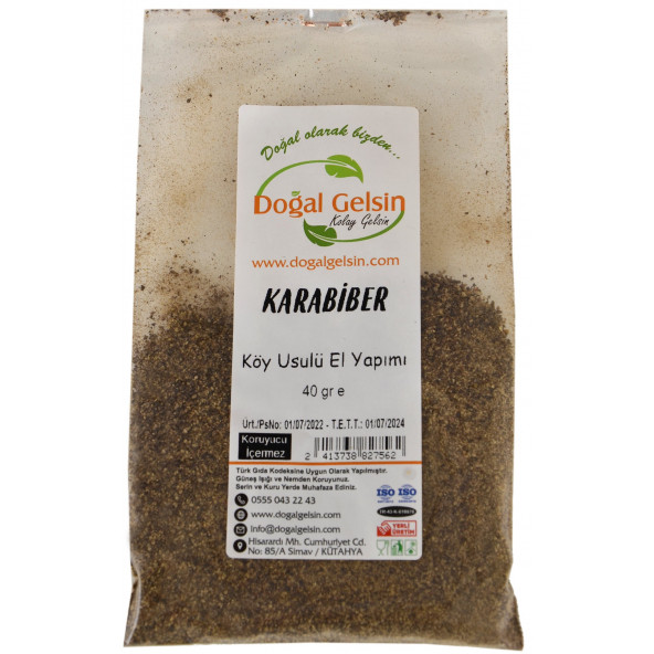 Doğal Gelsin Karabiber - 40 gr