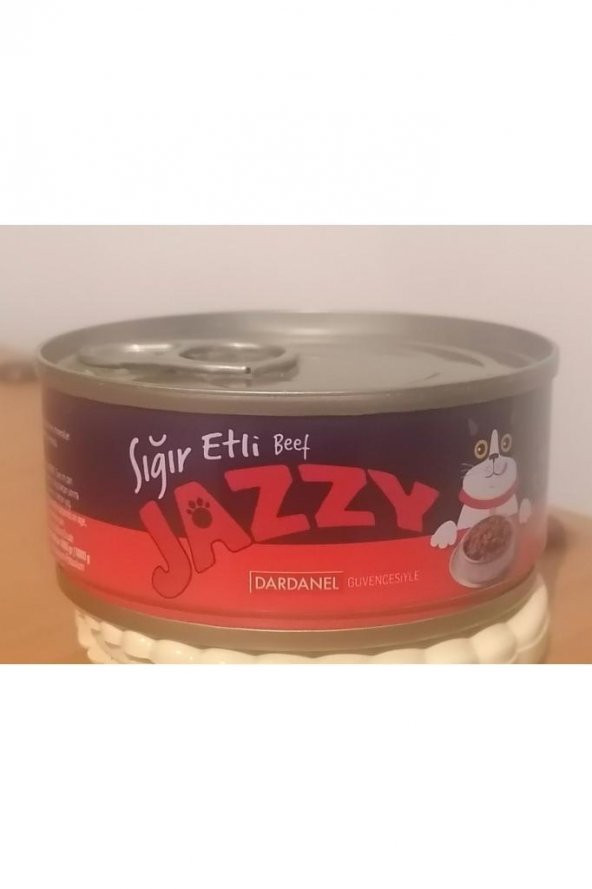 DARDANEL Jazzy Kedi Maması Sığır Etli 95 Gr (12 Adet) - 4