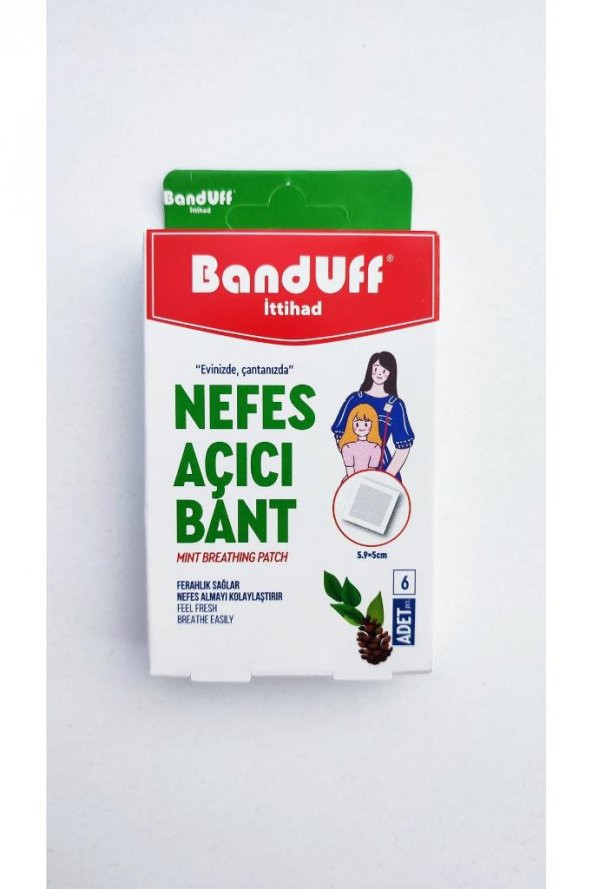 BANDUFF Nefes Açıcı Bant 1*6 Adet