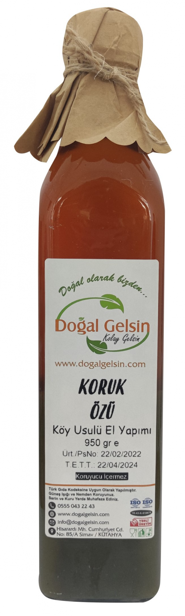 Doğal Gelsin Koruk Özü - 500 ml