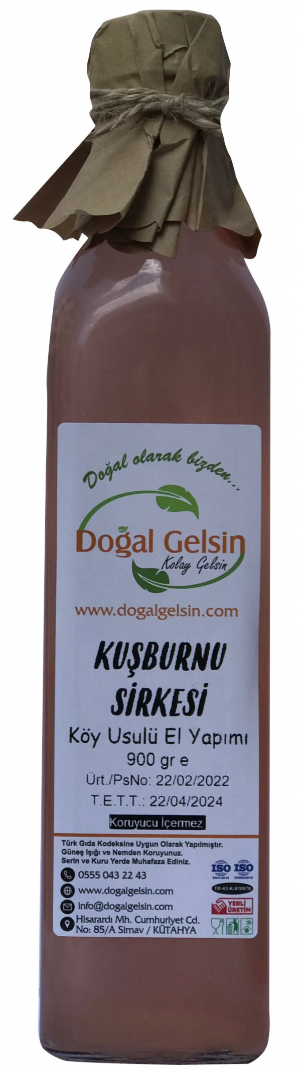 Doğal Gelsin Kuşburnu Sirkesi - 500 ml