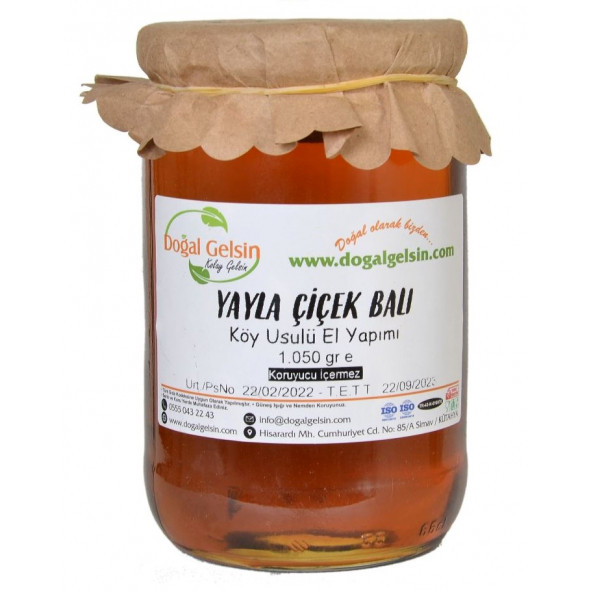 Doğal Gelsin Yayla Çiçek Balı - 1.050 gr