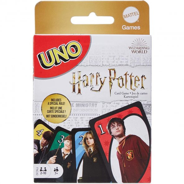 Orjinal Lisanslı Uno Harry Potter Eğlenceli Çocuk Kutu Oyunu